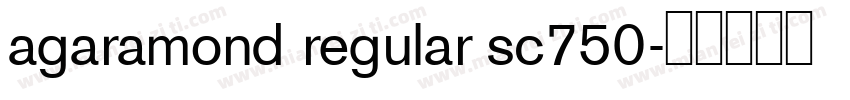 agaramond regular sc750字体转换